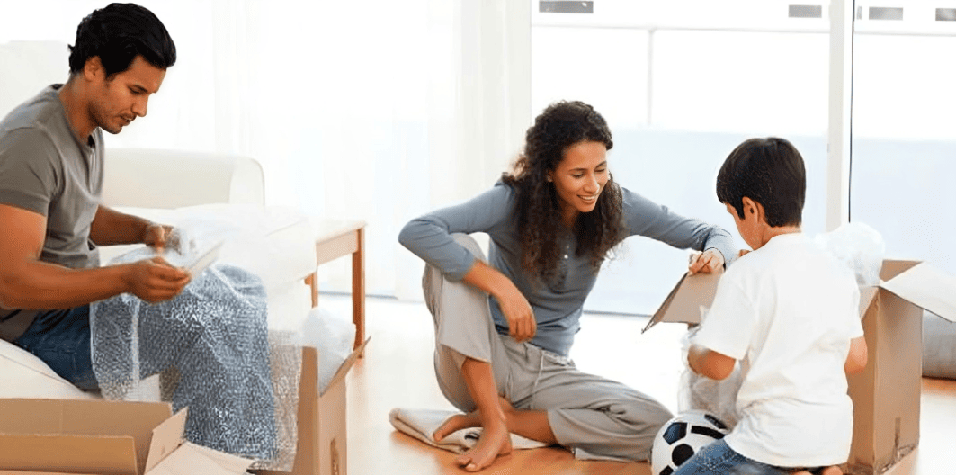 A family enjoying a vacation